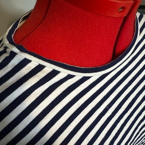 7 for all mankind striped tie front longsleeve size M - Picture 2 of 5